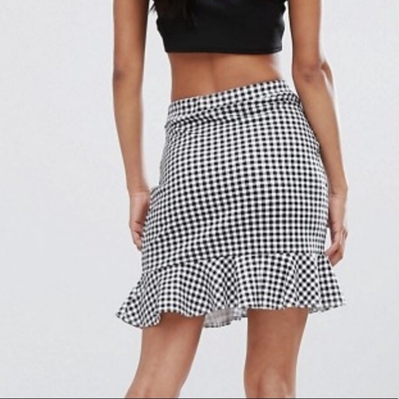 Pretry Little Thing Buffalo Plaid Ruffle Skirt - Picture 2 of 3
